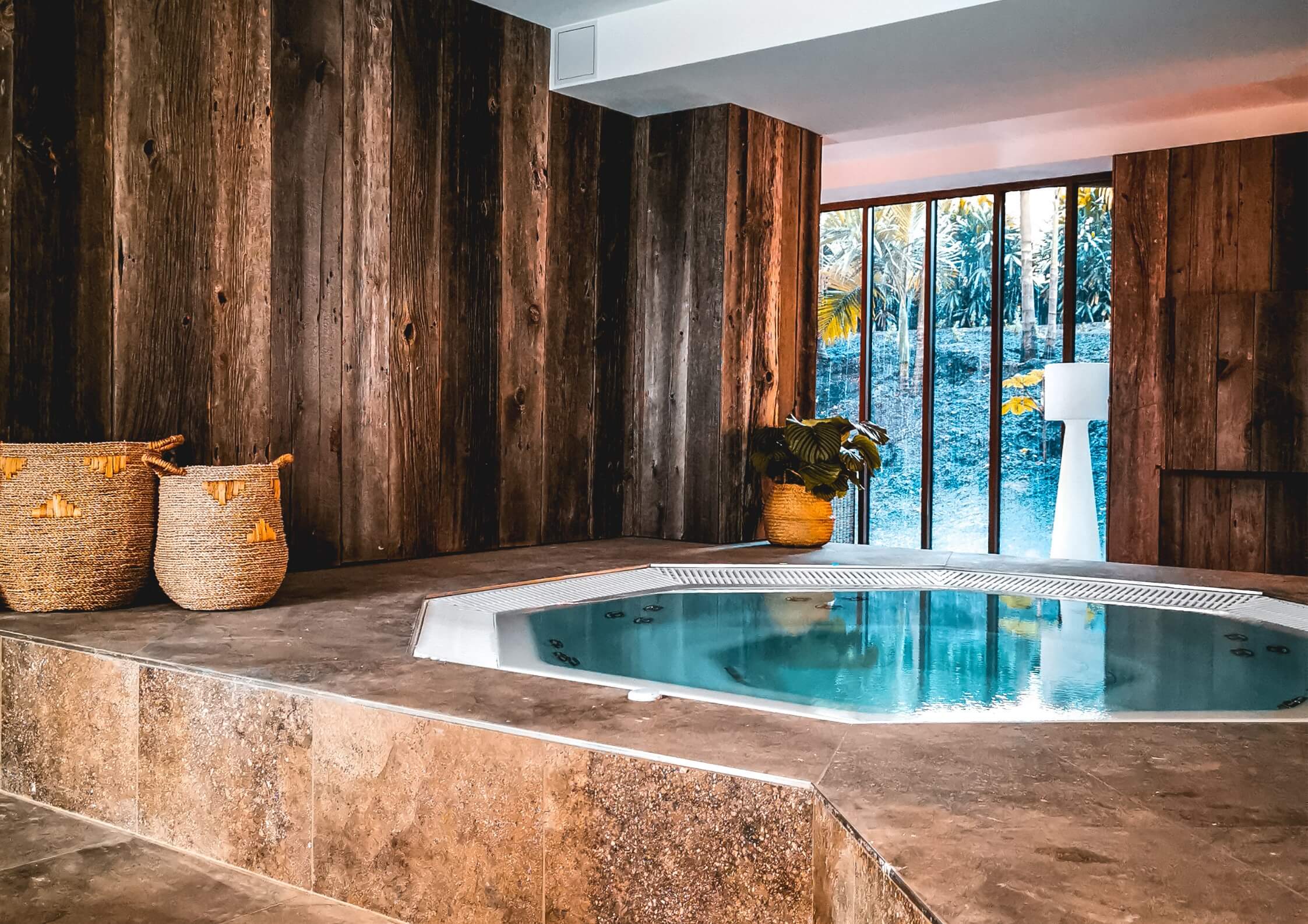 Construction de jacuzzi